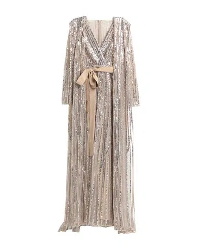 Elie Saab Woman Jumpsuit Gold Size 6 Polyester, Silk, Synthetic Fibers, Rayon, Metal In Multi