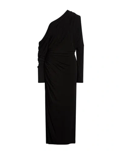 Elie Saab Woman Maxi Dress Black Size 8 Viscose