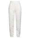 Elie Saab Woman Pants White Size L Cotton, Modal In White