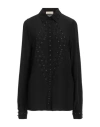 Elie Saab Woman Shirt Black Size 8 Silk In Black
