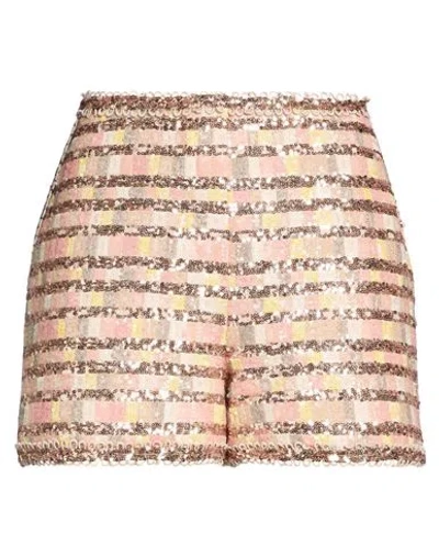 Elie Saab Woman Shorts & Bermuda Shorts Blush Size 8 Silk, Polyester In Pink