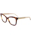 Elie Saab Women's 52mm Optical Frames In Havana