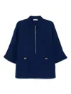 Elie Saab Wool Crepe Blouse