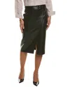 Elie Tahari Belted Pencil Skirt In Black