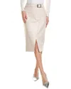 Elie Tahari Belted Pencil Skirt In Multi