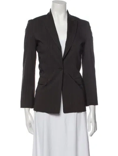 Pre-owned Elie Tahari Blazer In Brown