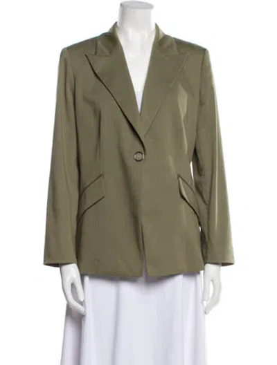 Pre-owned Elie Tahari Blazer In Green