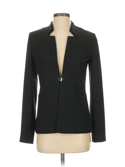 Pre-owned Elie Tahari Blazer Jacket In Black