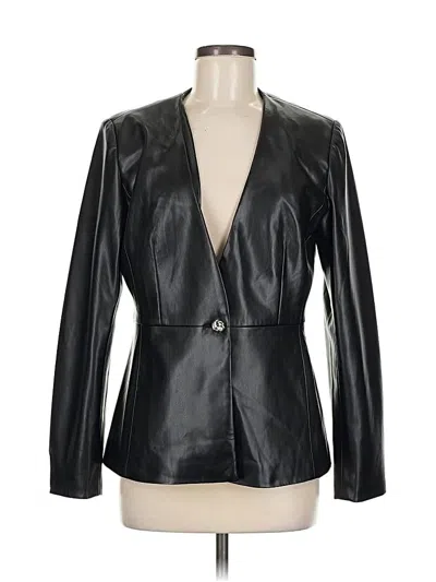Pre-owned Elie Tahari Blazer Jacket In Black