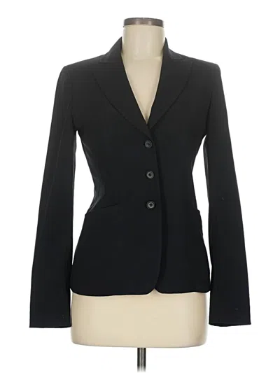 Pre-owned Elie Tahari Blazer Jacket In Black