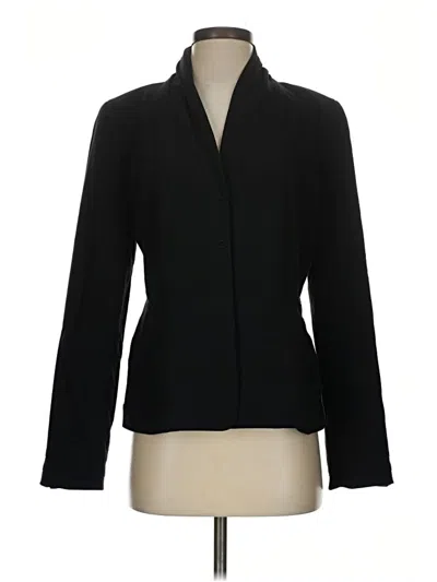 Pre-owned Elie Tahari Blazer Jacket In Black