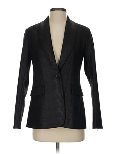 Pre-owned Elie Tahari Blazer Jacket In Black