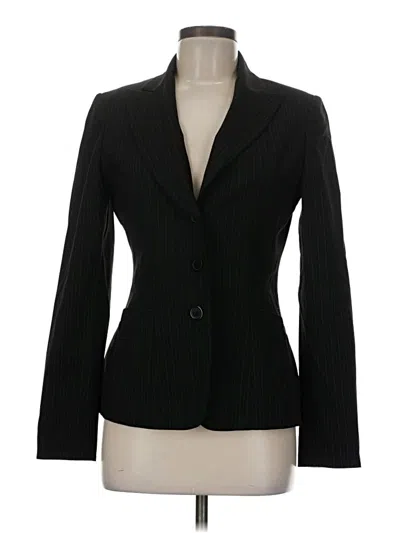 Pre-owned Elie Tahari Blazer Jacket In Black