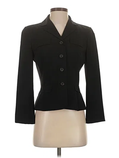 Pre-owned Elie Tahari Blazer Jacket In Black