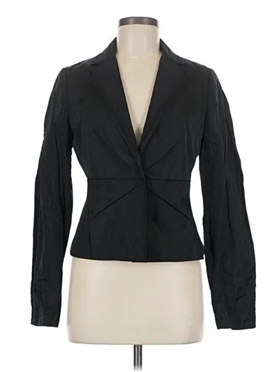 Pre-owned Elie Tahari Blazer Jacket In Black