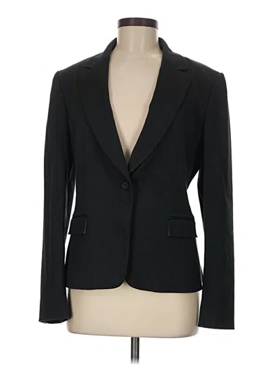 Pre-owned Elie Tahari Blazer Jacket In Black