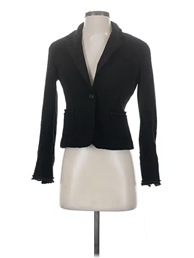 Pre-owned Elie Tahari Blazer Jacket In Black