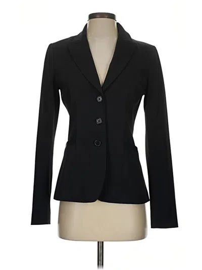 Pre-owned Elie Tahari Blazer Jacket In Black