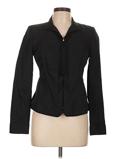 Pre-owned Elie Tahari Blazer Jacket In Black