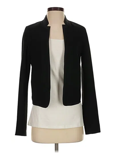 Pre-owned Elie Tahari Blazer Jacket In Black