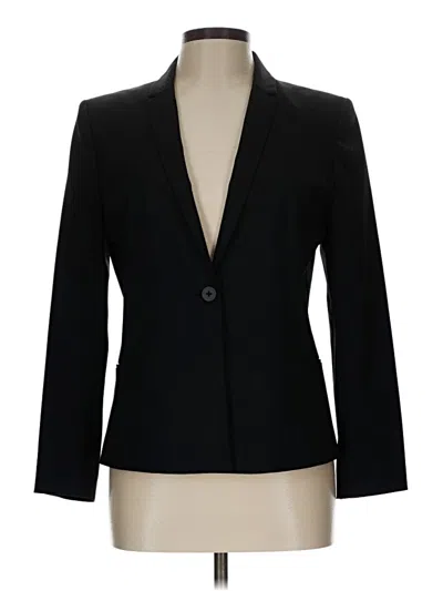 Pre-owned Elie Tahari Blazer Jacket In Black