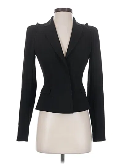 Pre-owned Elie Tahari Blazer Jacket In Black