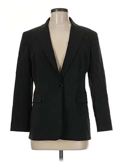 Pre-owned Elie Tahari Blazer Jacket In Black
