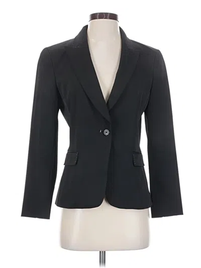 Pre-owned Elie Tahari Blazer Jacket In Black