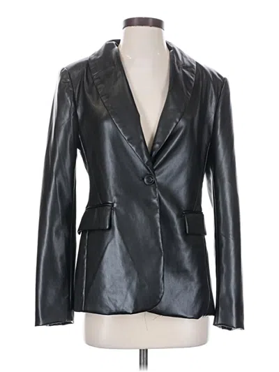 Pre-owned Elie Tahari Blazer Jacket In Black
