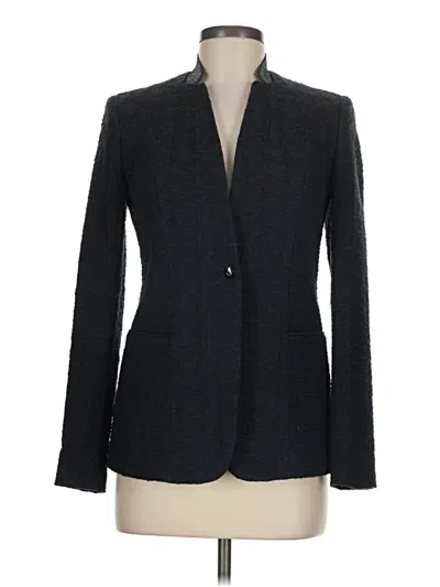 Pre-owned Elie Tahari Blazer Jacket In Blue