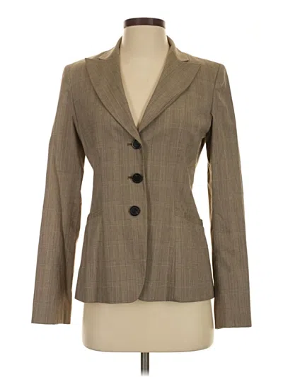 Pre-owned Elie Tahari Blazer Jacket In Brown