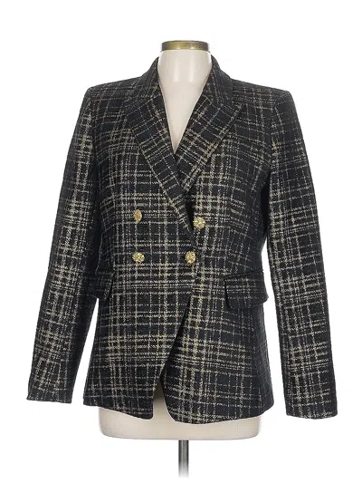 Pre-owned Elie Tahari Blazer Jacket In Gold
