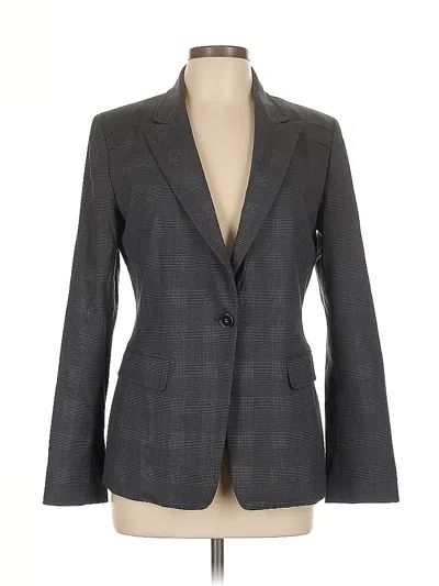 Pre-owned Elie Tahari Blazer Jacket In Gray