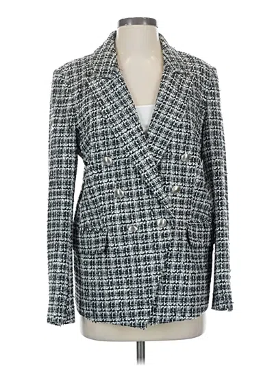 Pre-owned Elie Tahari Blazer Jacket In Gray