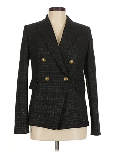 Pre-owned Elie Tahari Blazer Jacket In Gray