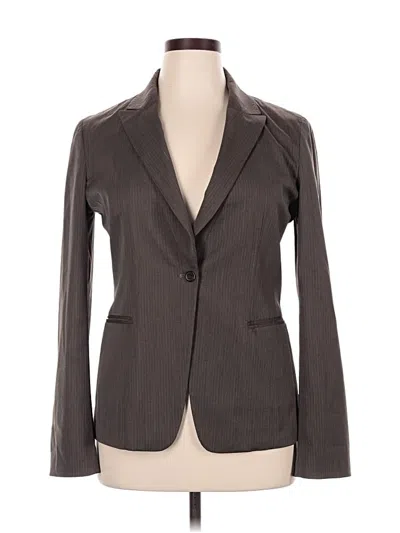 Pre-owned Elie Tahari Blazer Jacket In Gray