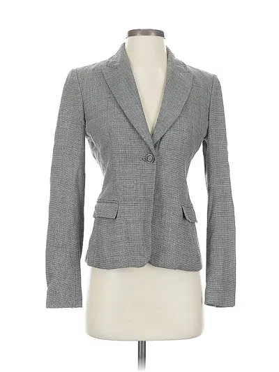 Pre-owned Elie Tahari Blazer Jacket In Gray