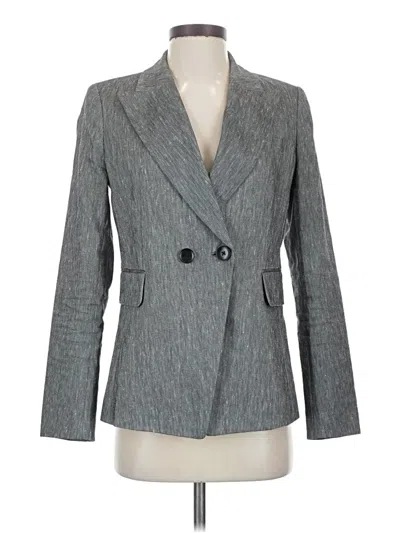 Pre-owned Elie Tahari Blazer Jacket In Gray