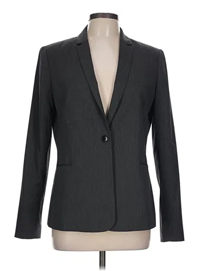Pre-owned Elie Tahari Blazer Jacket In Gray