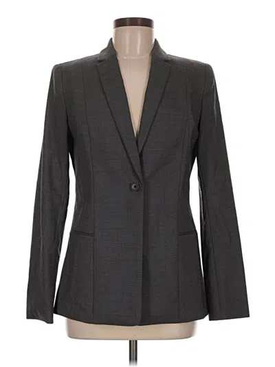 Pre-owned Elie Tahari Blazer Jacket In Gray