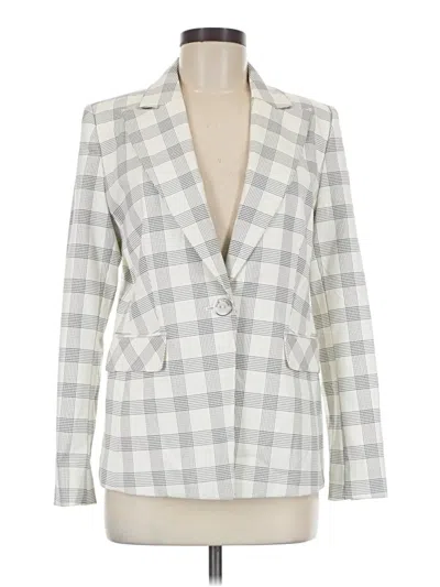 Pre-owned Elie Tahari Blazer Jacket In Gray