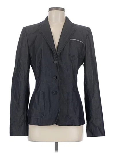 Pre-owned Elie Tahari Blazer Jacket In Gray