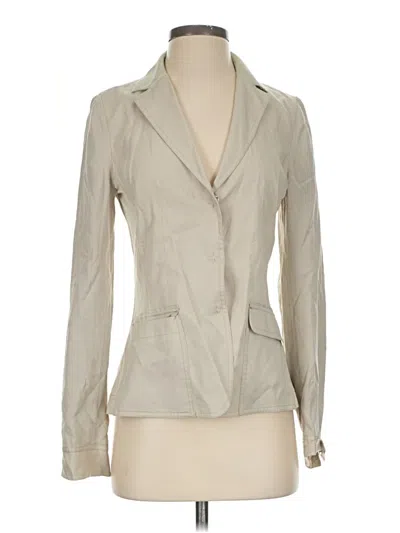 Pre-owned Elie Tahari Blazer Jacket In Ivory