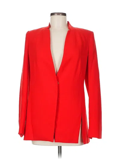 Pre-owned Elie Tahari Blazer Jacket In Red