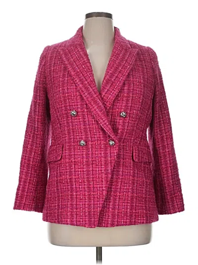 Elie Tahari Blazer Jacket In Red