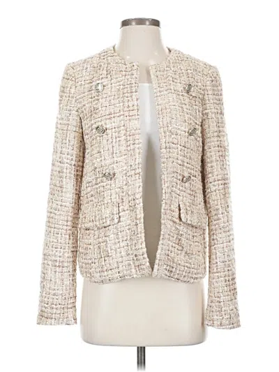 Pre-owned Elie Tahari Blazer Jacket In Tan
