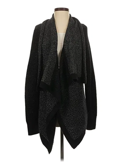 Pre-owned Elie Tahari Cardigan Sweater In Black