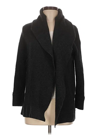 Pre-owned Elie Tahari Cardigan Sweater In Black