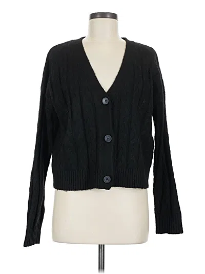 Pre-owned Elie Tahari Cardigan Sweater In Black