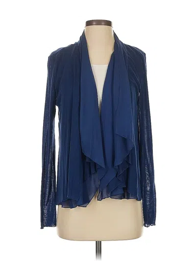Pre-owned Elie Tahari Cardigan Sweater In Blue
